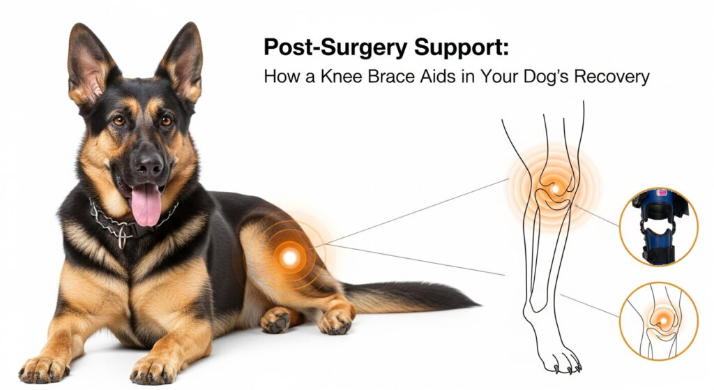 Post Surgery Support How a Knee Brace Aids in Your Dog's Recovery