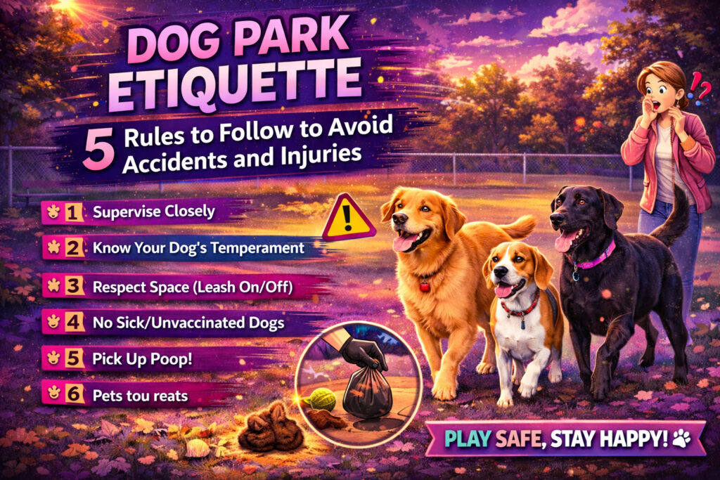Dog Park Etiquette 5 Rules to Follow to Avoid Accidents and Injuries