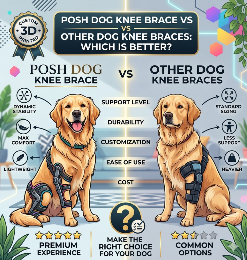 Posh Dog Knee Brace vs Other Dog Knee Braces Which Is Better