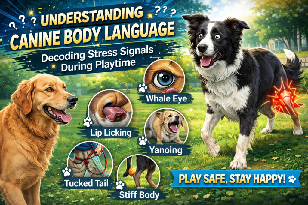 Understanding Canine Body Language Decoding Stress Signals During Playtime