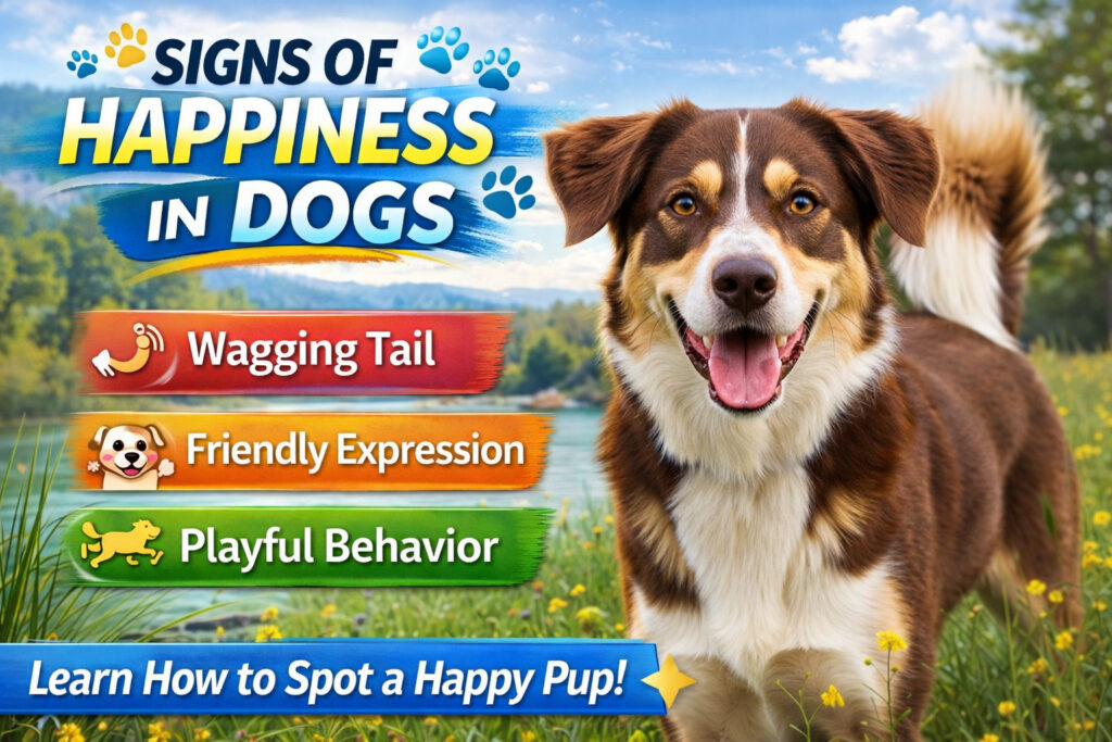 What are the signs your dog is happy?