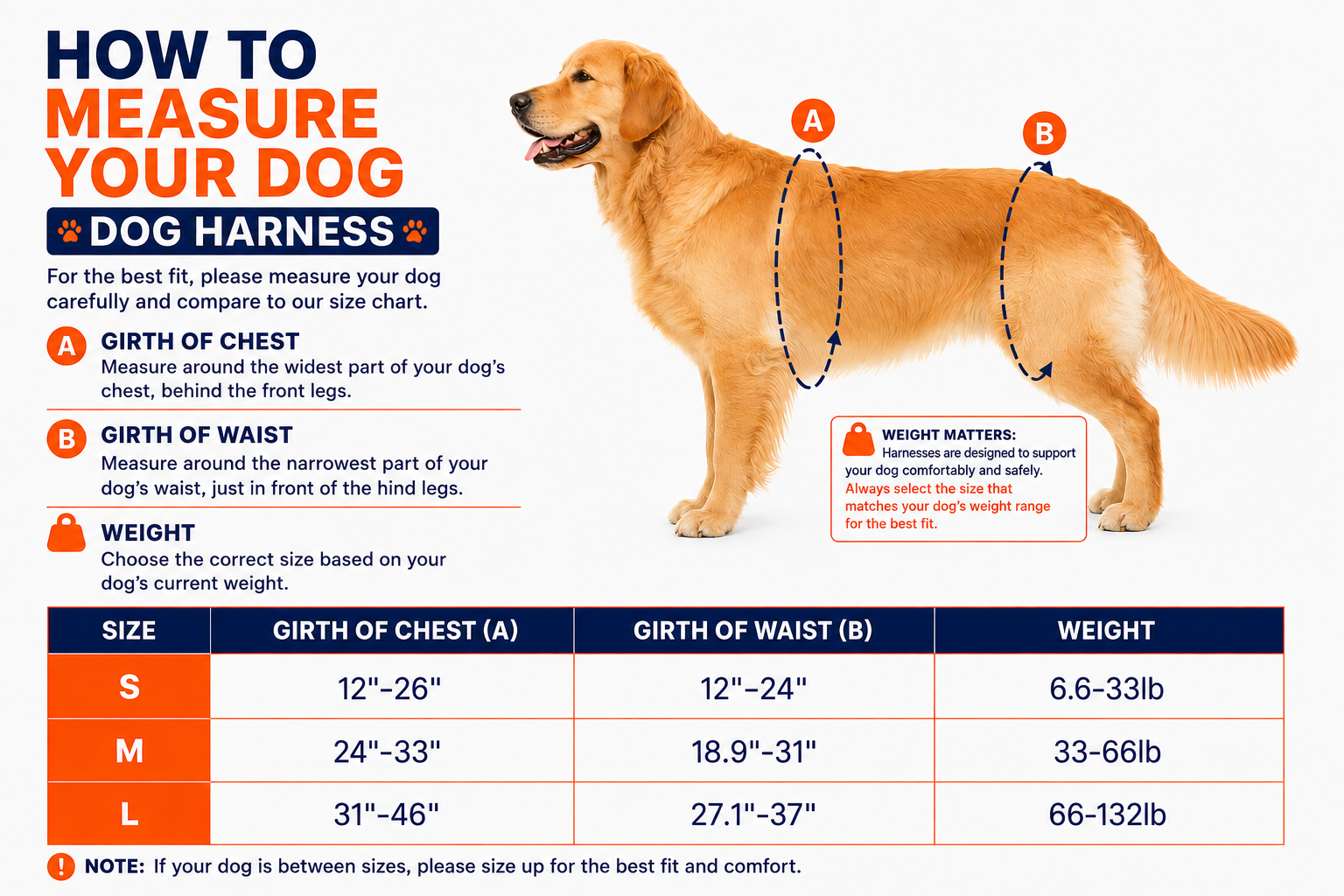 posh-harness-size-chart